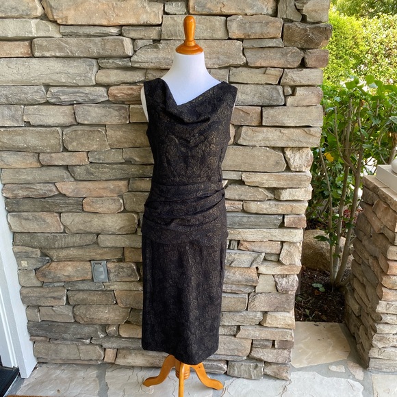 Badgley Mischka Dresses & Skirts - Badgely Mischka Mark + James Cocktail Midi Dress